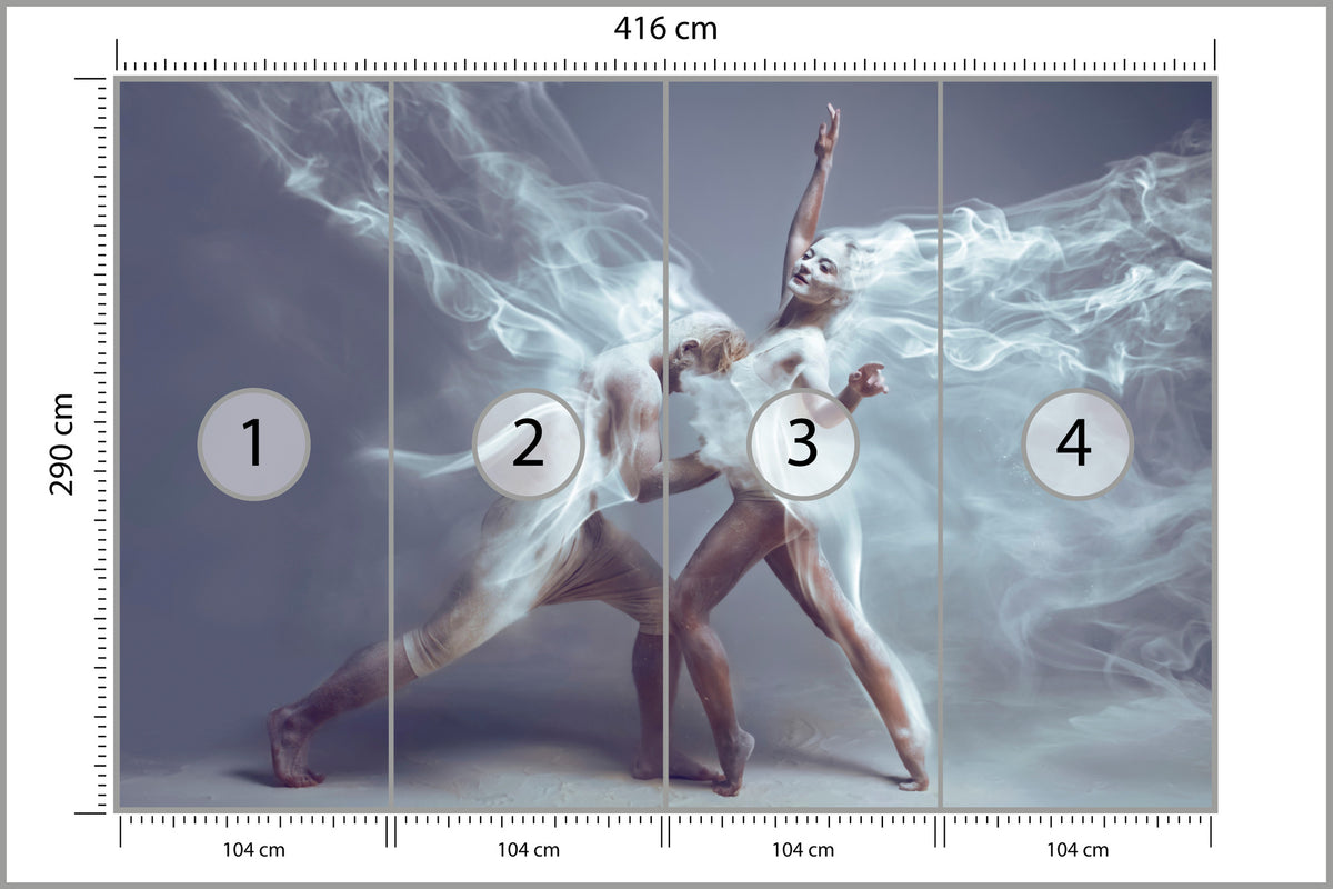 Fototapeta Taniec Współczesny W Artystycznym Wydaniu 416 × 290 cm – podgląd kadru