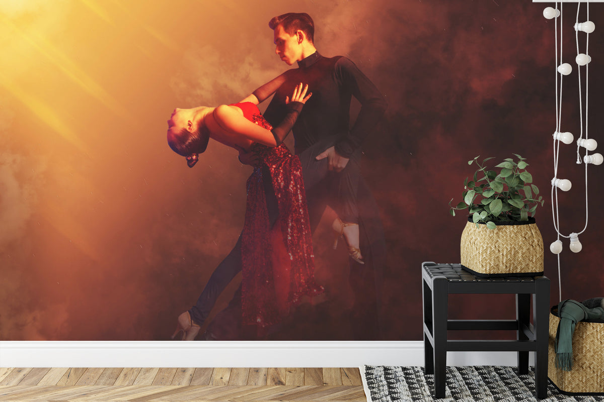 Fototapeta Para Tańcząca Tango – aranżacja wnętrza