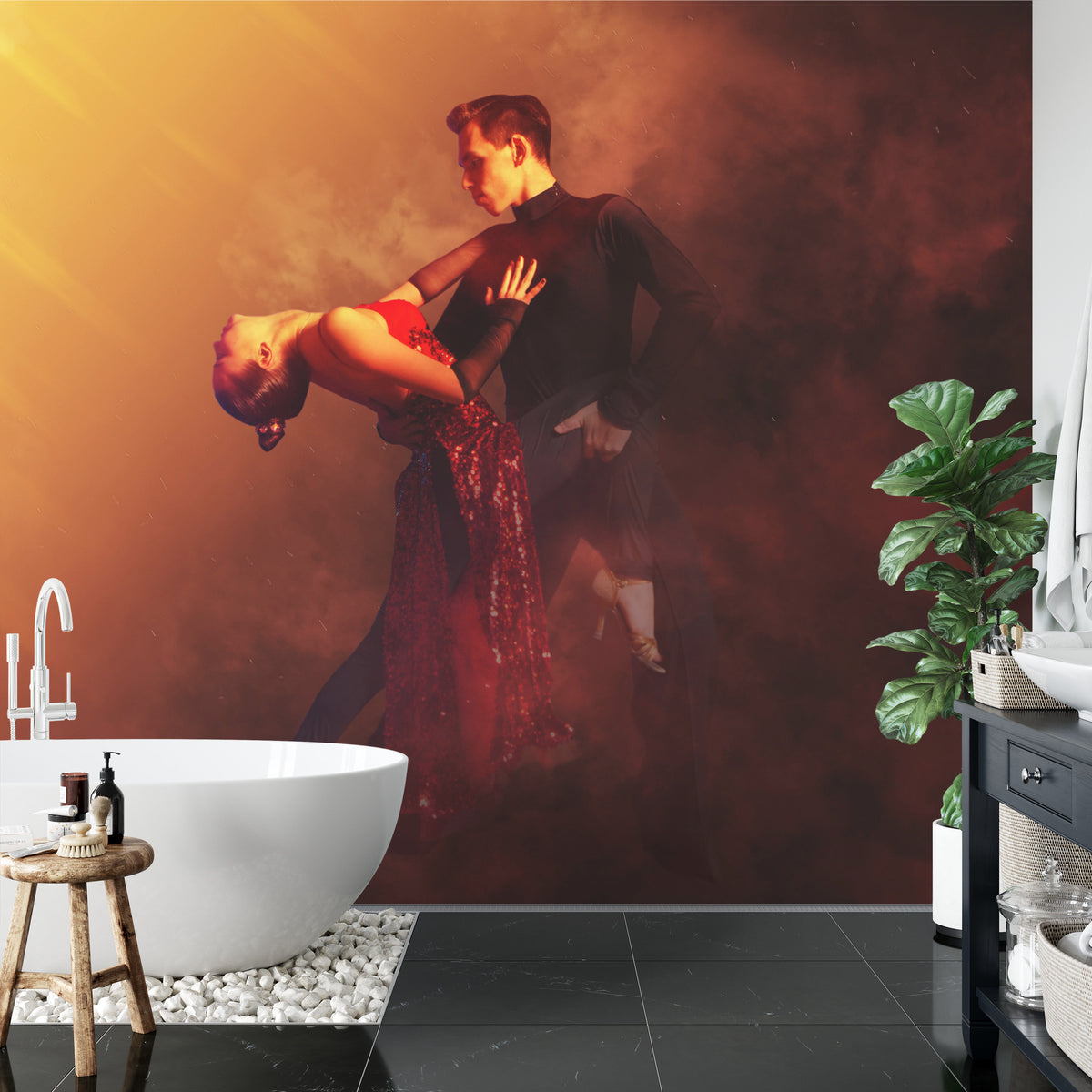 Fototapeta Para Tańcząca Tango – aranżacja wnętrza