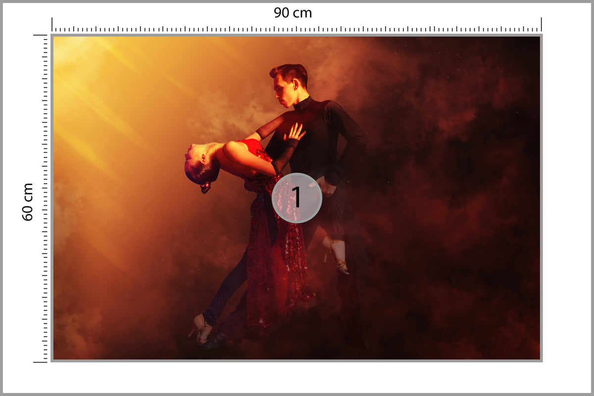 Fototapeta Para Tańcząca Tango 90 × 60 cm – podgląd kadru