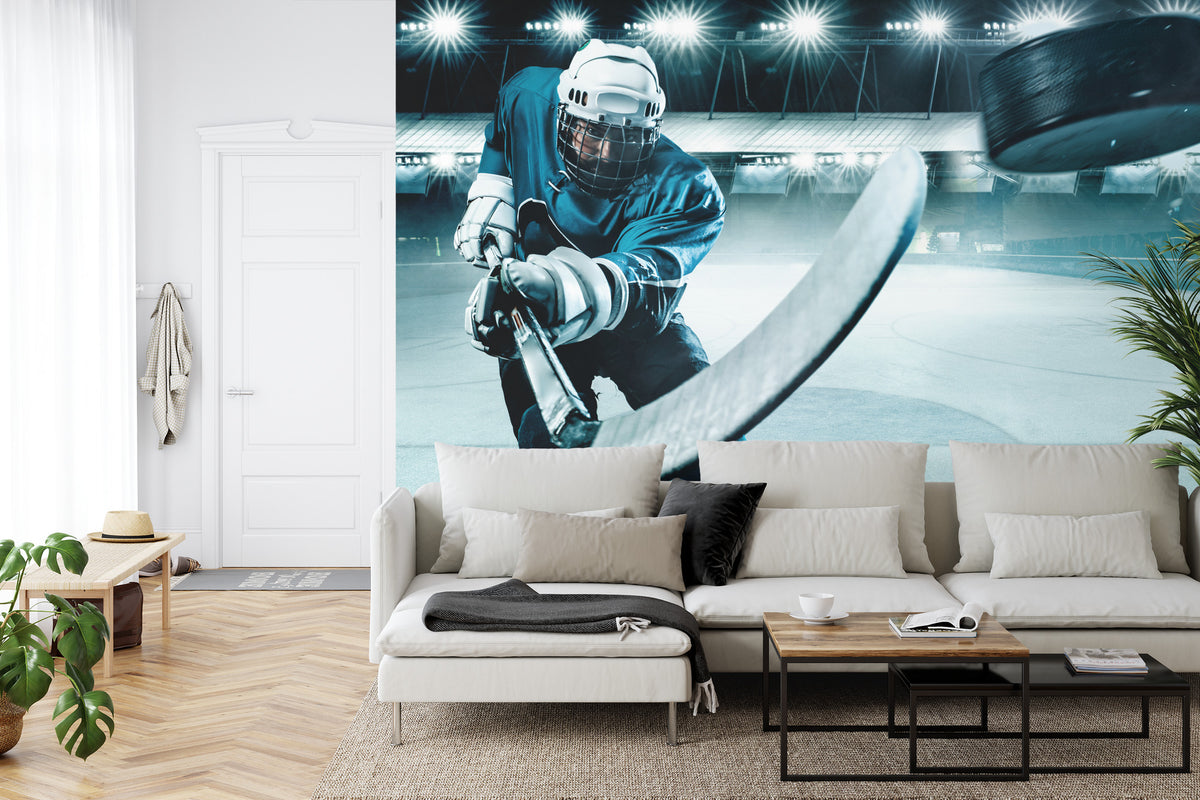 Fototapeta Hokeista W Akcji – aranżacja wnętrza