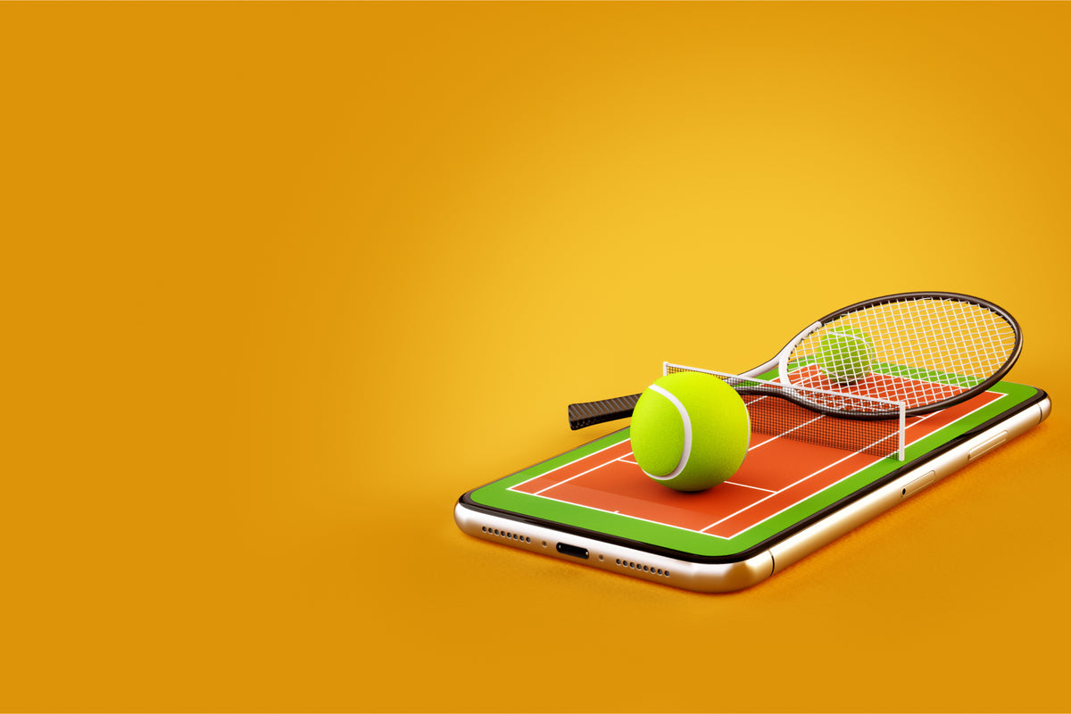 Fototapeta Tenis Na Smartfonie – wzór