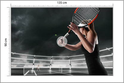 Fototapeta Mecz Tenisa 135 × 90 cm – podgląd kadru