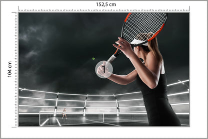 Fototapeta Mecz Tenisa 152,5 × 104 cm – podgląd kadru