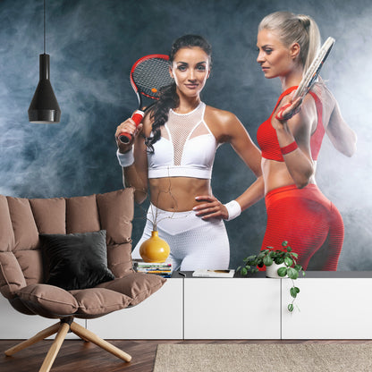 Fototapeta Dwie Tenisistki – aranżacja wnętrza