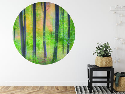 Fototapeta Okrągła Marzycielski Autorstwa Jochena Burgera – aranżacja wnętrza