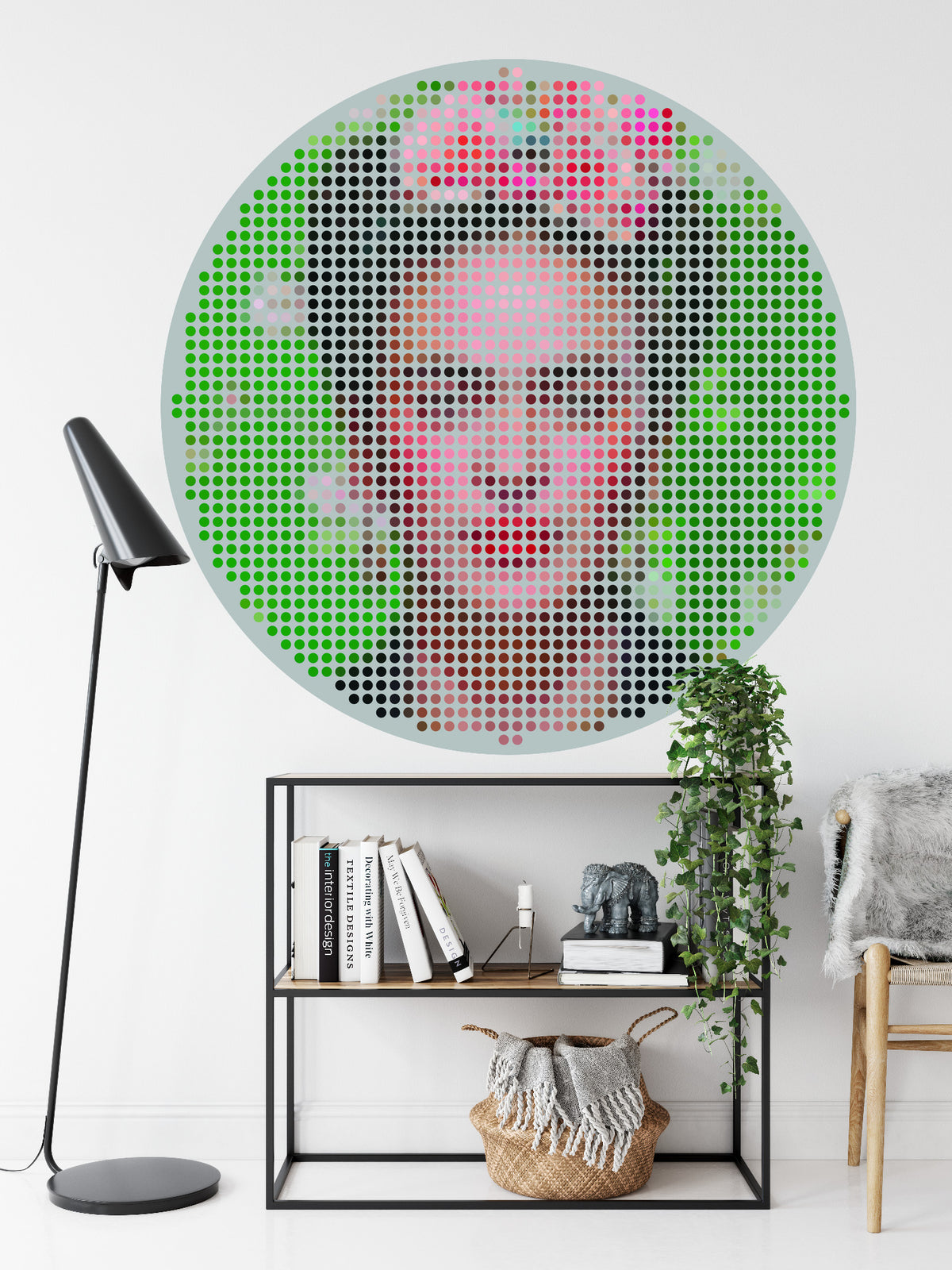 Fototapeta Okrągła Ikona Frida – aranżacja wnętrza