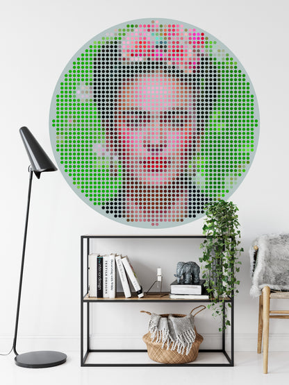 Fototapeta Okrągła Ikona Frida – aranżacja wnętrza