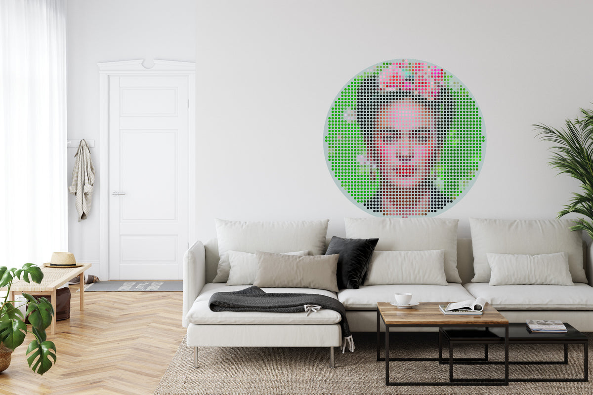Fototapeta Okrągła Ikona Frida – aranżacja wnętrza