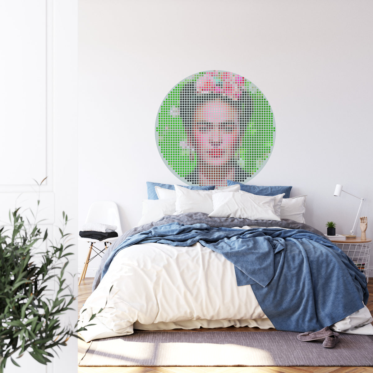 Fototapeta Okrągła Ikona Frida – aranżacja wnętrza