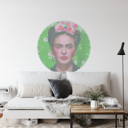 Fototapeta Okrągła Ikona Frida – aranżacja wnętrza