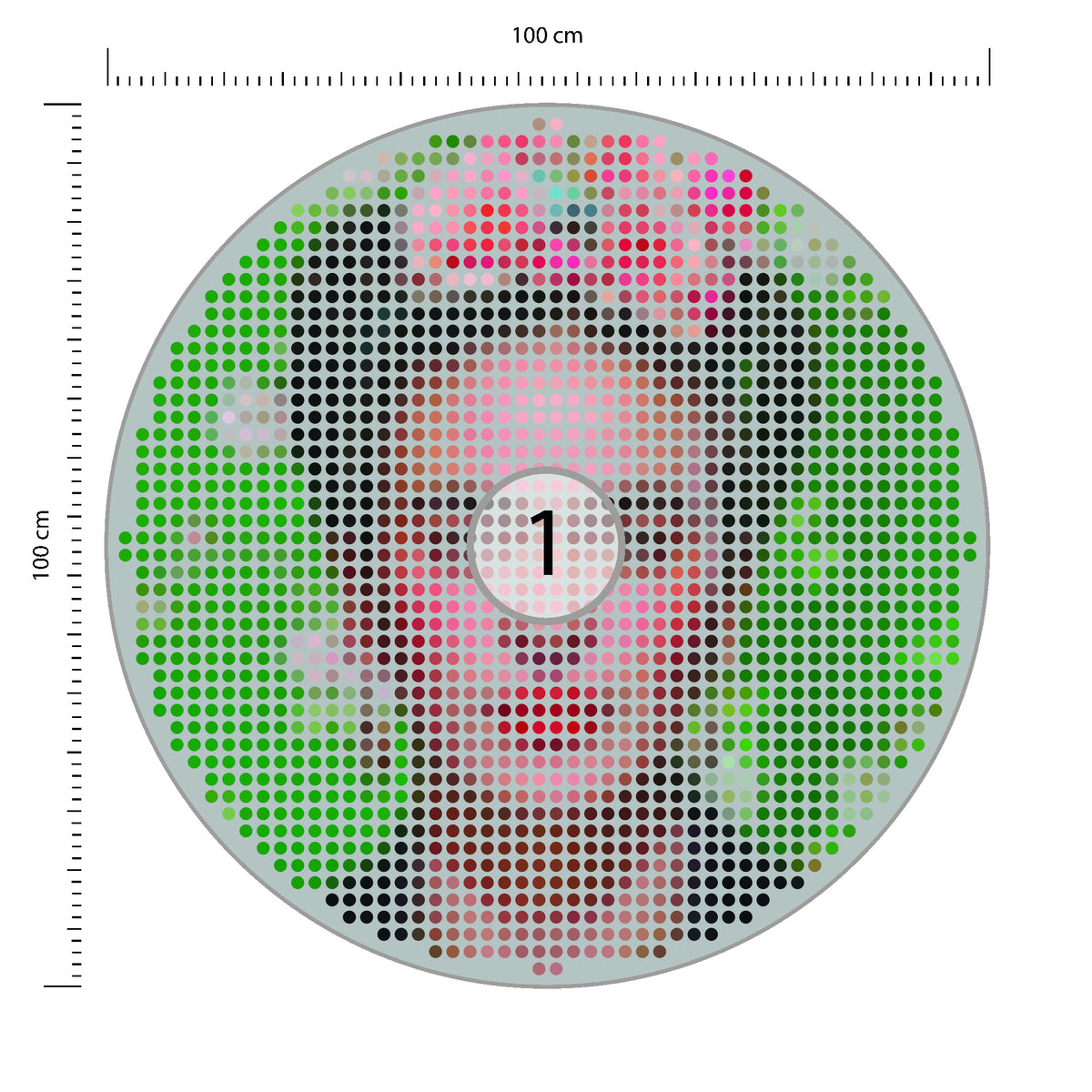 Fototapeta Okrągła Ikona Frida średnica 100 cm – podgląd