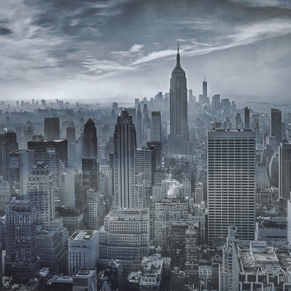 Fototapeta Okrągła Hazy Gotham Autorstwa Stefena Schilbe – wzór