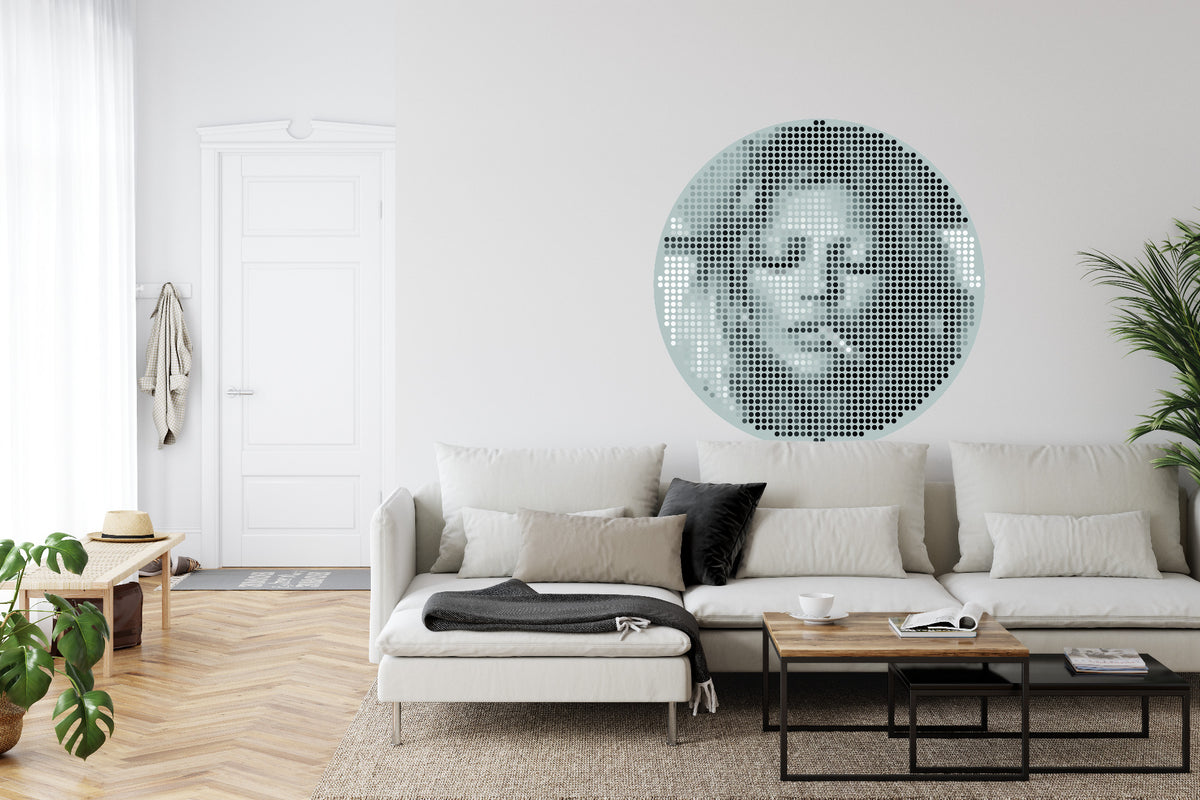 Fototapeta Okrągła Ikona Kate – aranżacja wnętrza