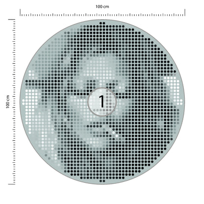Fototapeta Okrągła Ikona Kate średnica 100 cm – podgląd
