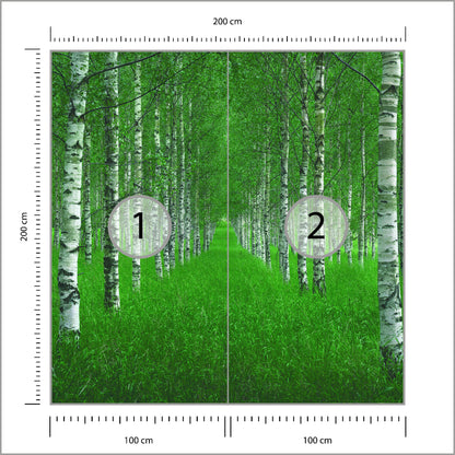 Fototapeta Kwadratowa Tunel Autorstwa Christiana Lindstena 200 × 200 cm – podgląd