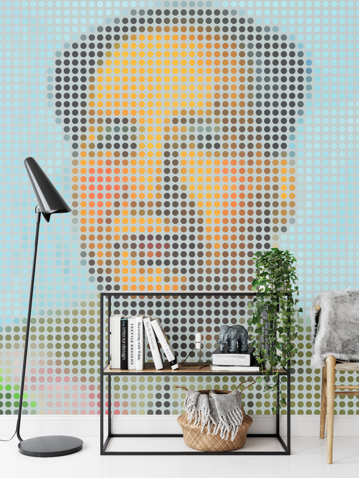 Fototapeta Kwadratowa Ikona Mao – aranżacja wnętrza