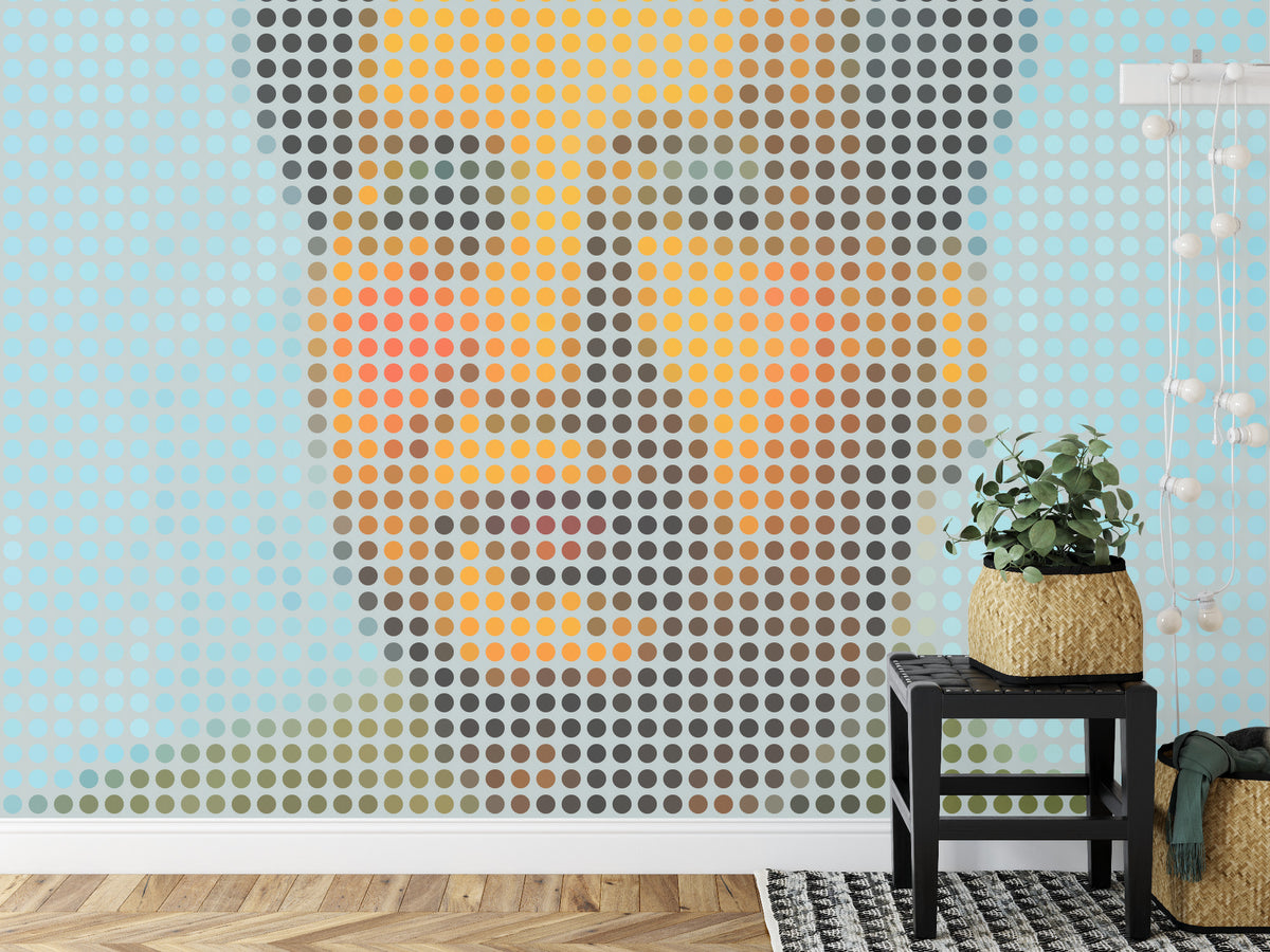 Fototapeta Kwadratowa Ikona Mao – aranżacja wnętrza