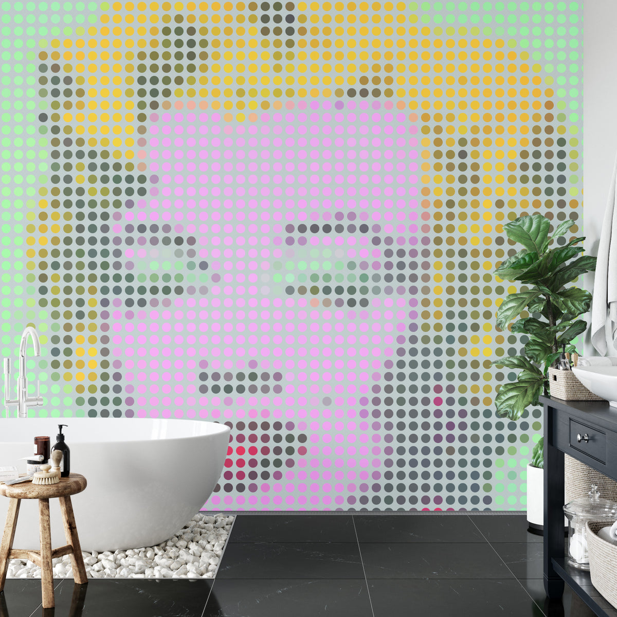 Fototapeta Kwadratowa Ikona Marilyn – aranżacja wnętrza
