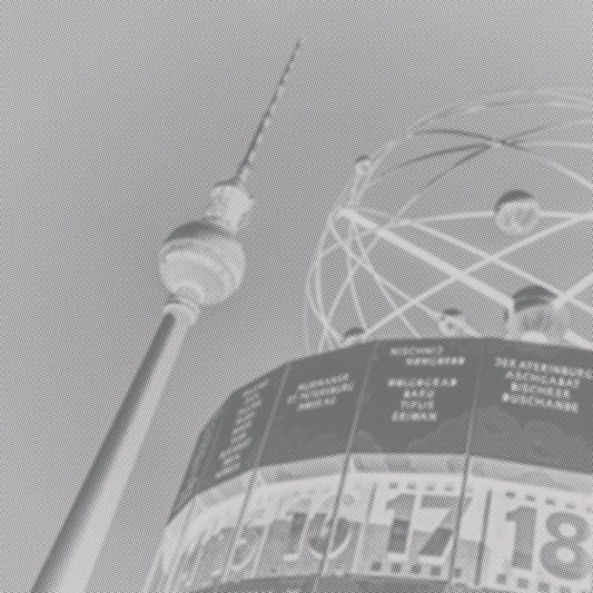 Fototapeta Kwadratowa Półtony Berlińskie – wzór