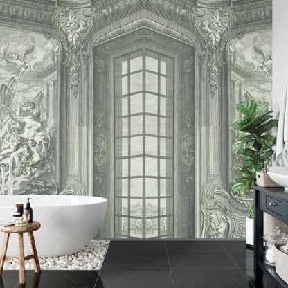 Fototapeta Kwadratowa Wytworny Salon – aranżacja wnętrza