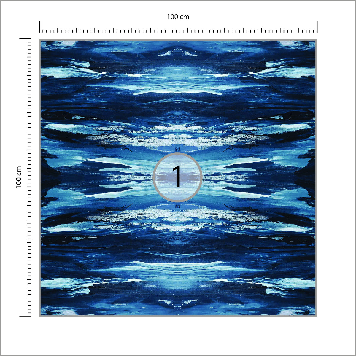 Fototapeta Kwadratowa Na Morze 100 × 100 cm – podgląd