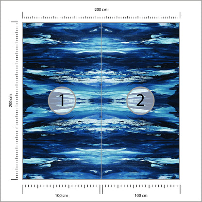 Fototapeta Kwadratowa Na Morze 200 × 200 cm – podgląd