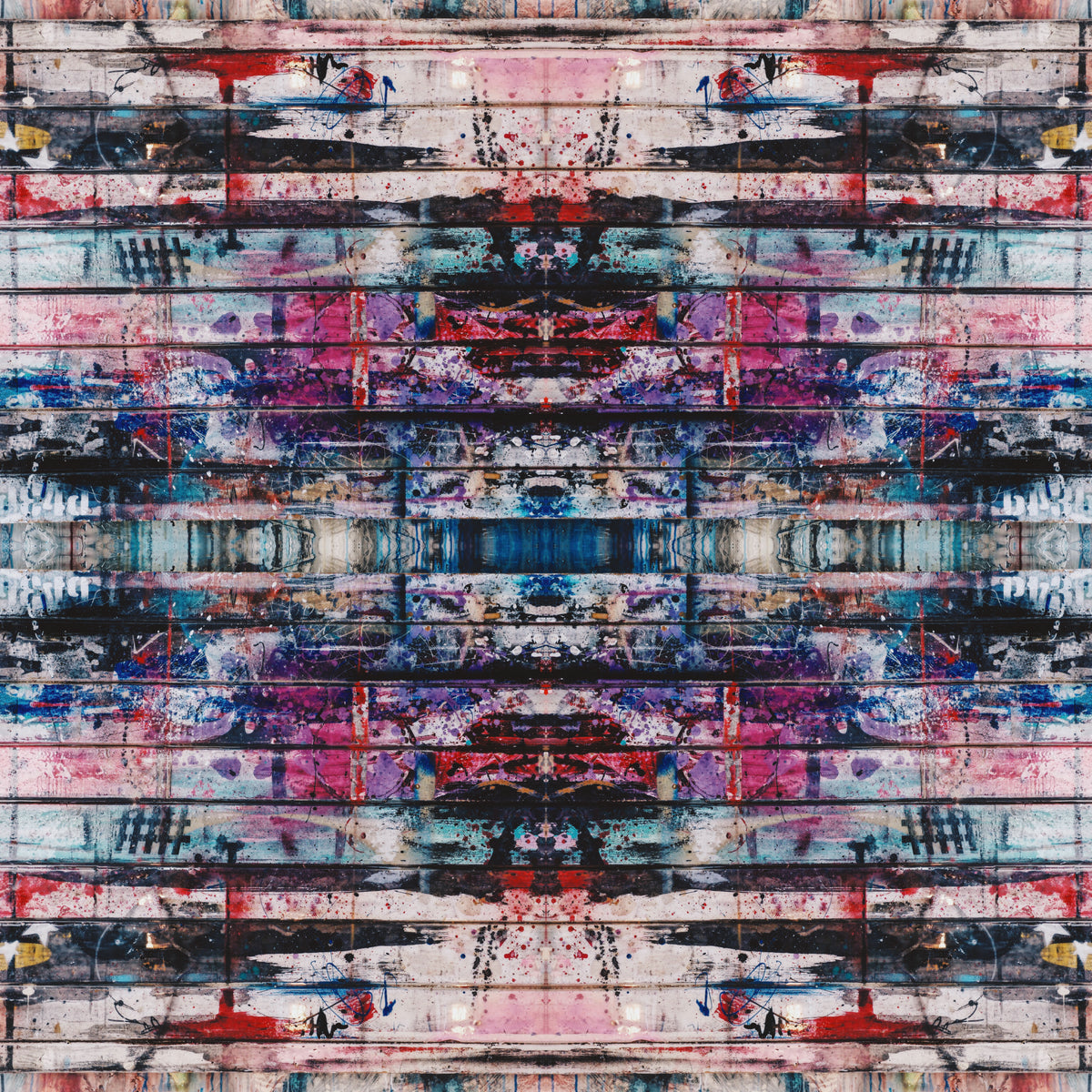 Fototapeta Kwadratowa Miejski Kalejdoskop – wzór