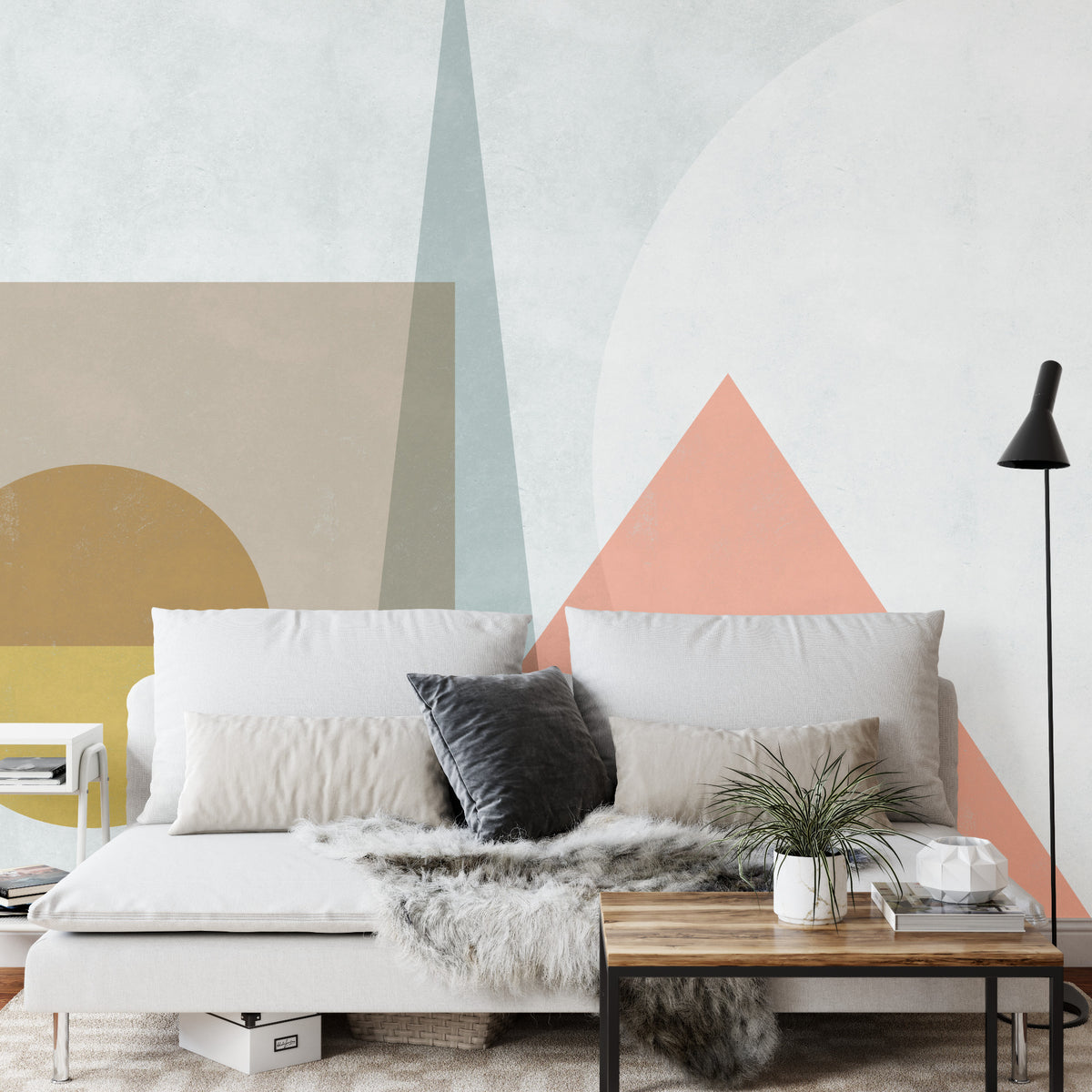 Fototapeta Kwadratowa Blox Paryż – aranżacja wnętrza