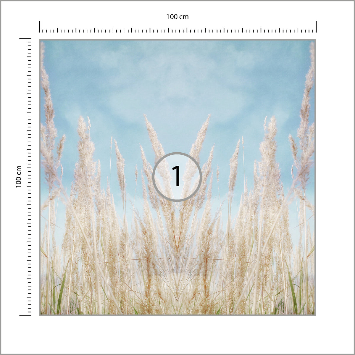 Fototapeta Kwadratowa Lipcowe Dni 100 × 100 cm – podgląd