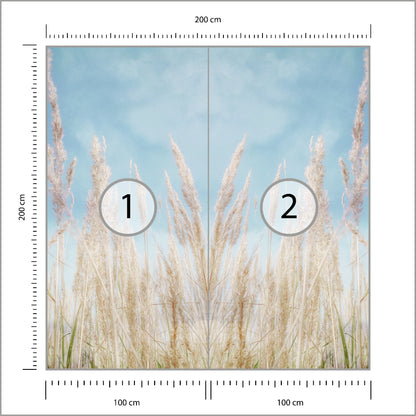 Fototapeta Kwadratowa Lipcowe Dni 200 × 200 cm – podgląd