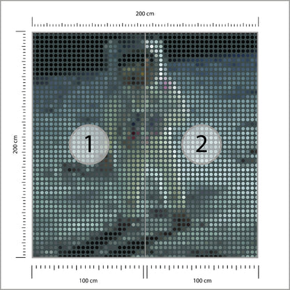 Fototapeta Kwadratowa Ikona Buzz 200 × 200 cm – podgląd