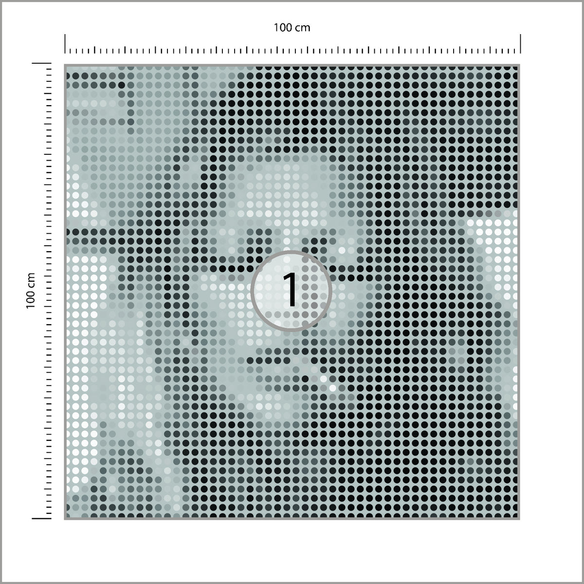 Fototapeta Kwadratowa Ikona Kate 100 × 100 cm – podgląd