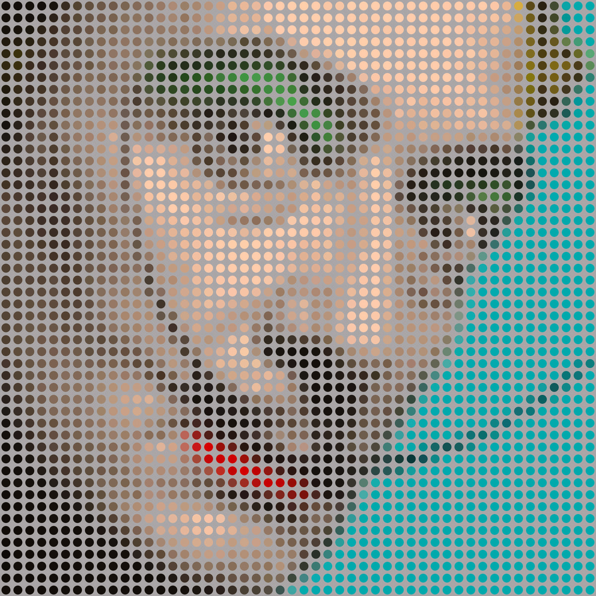 Fototapeta Kwadratowa Ikona Salvador – wzór