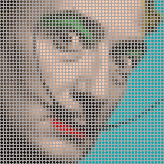 Fototapeta Kwadratowa Ikona Salvador – wzór