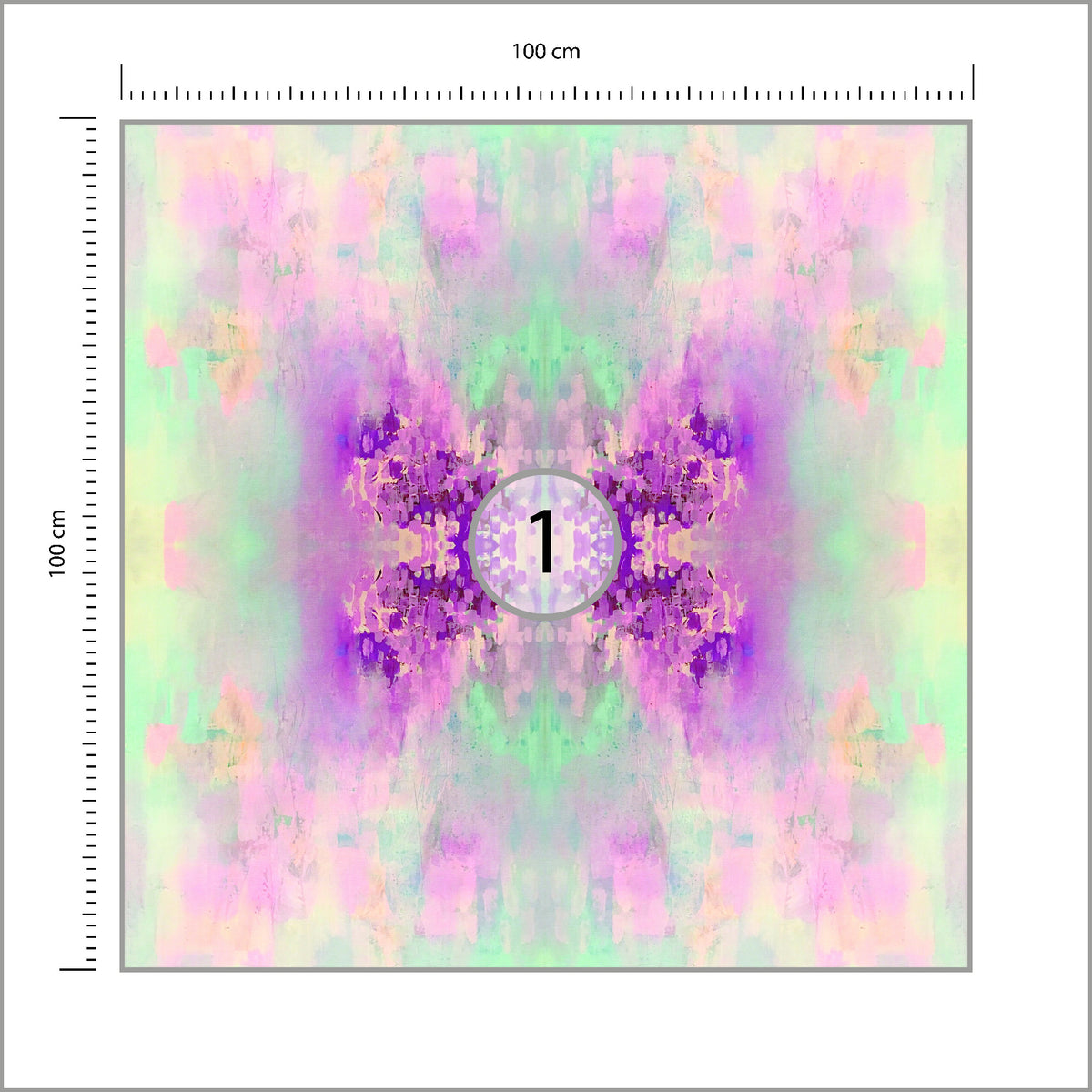 Fototapeta Kwadratowa Motyl 100 × 100 cm – podgląd