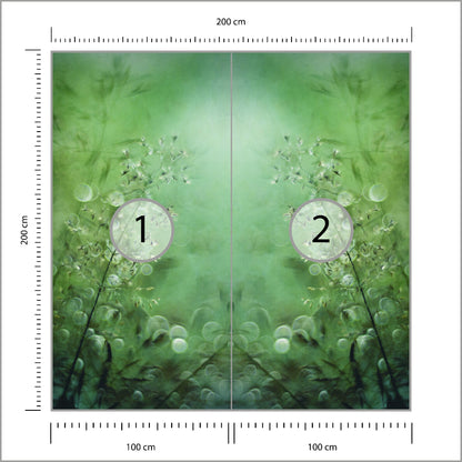 Fototapeta Kwadratowa Trawy Autorstwa Nel Talen 200 × 200 cm – podgląd