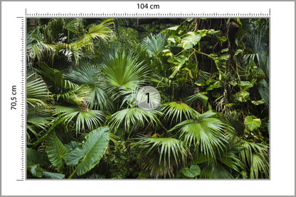 Fototapeta Piękne Liście Palmowe W Tropikalnej Dżungli 104 × 70,5 cm – podgląd