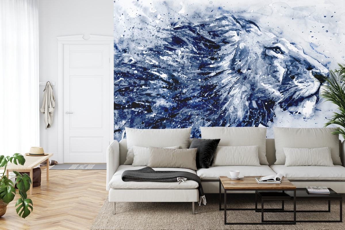 Fototapeta Majestatyczny Lew – aranżacja wnętrza