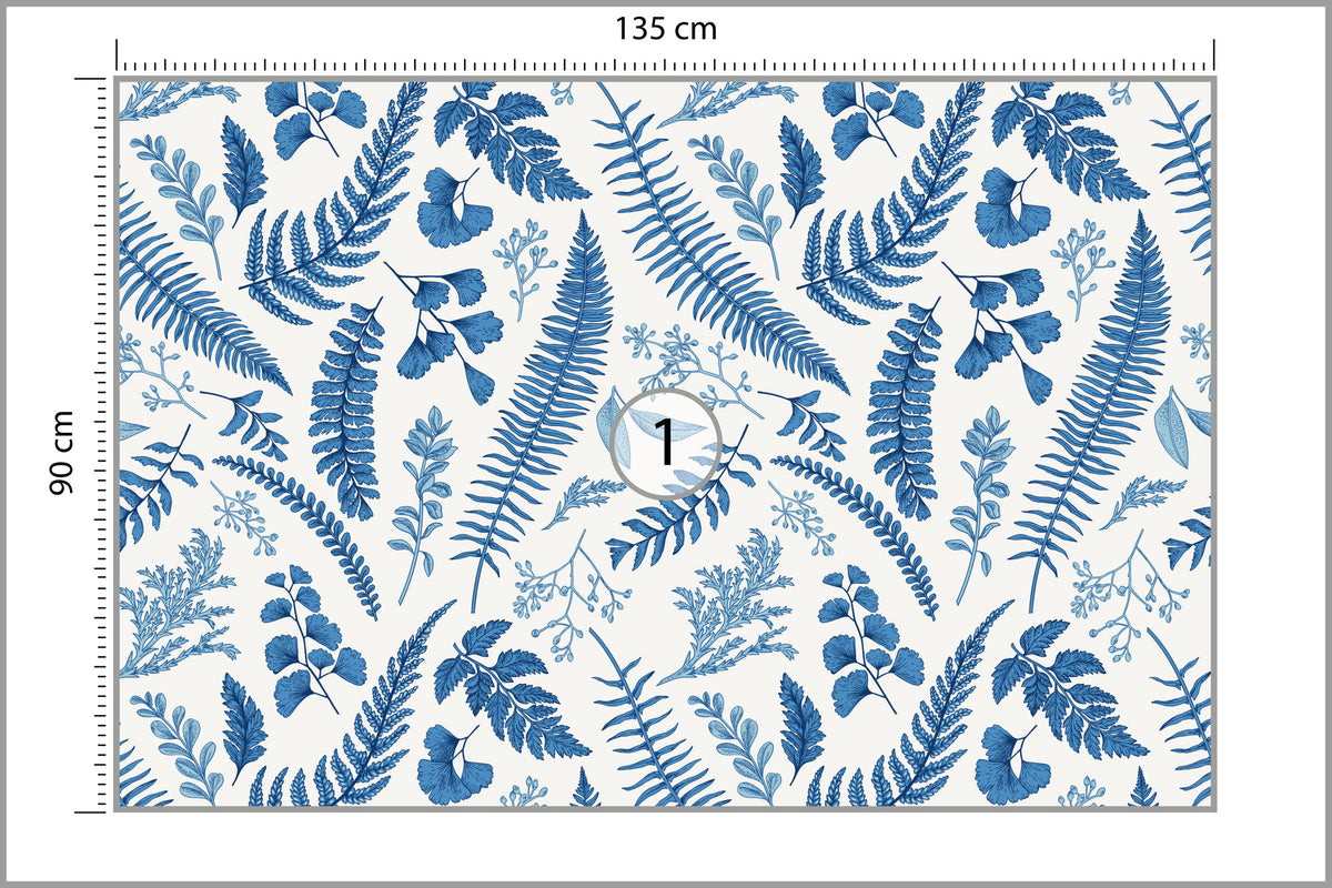 Fototapeta Liście Paproci 135 × 90 cm – podgląd kadru