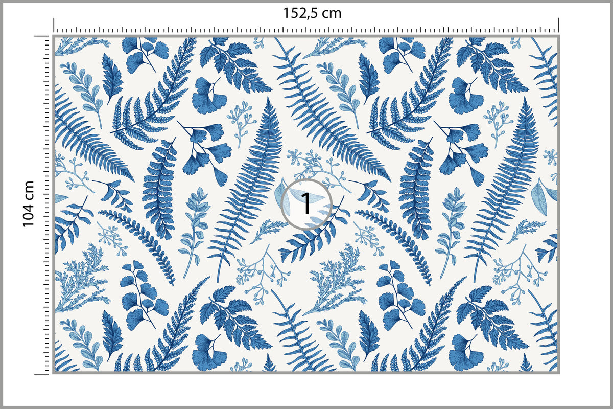 Fototapeta Liście Paproci 152,5 × 104 cm – podgląd kadru