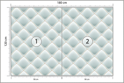 Fototapeta Pikowana Błękitna 180 × 120 cm – podgląd kadru