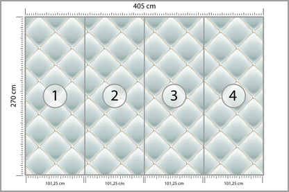 Fototapeta Pikowana Błękitna 405 × 270 cm – podgląd kadru