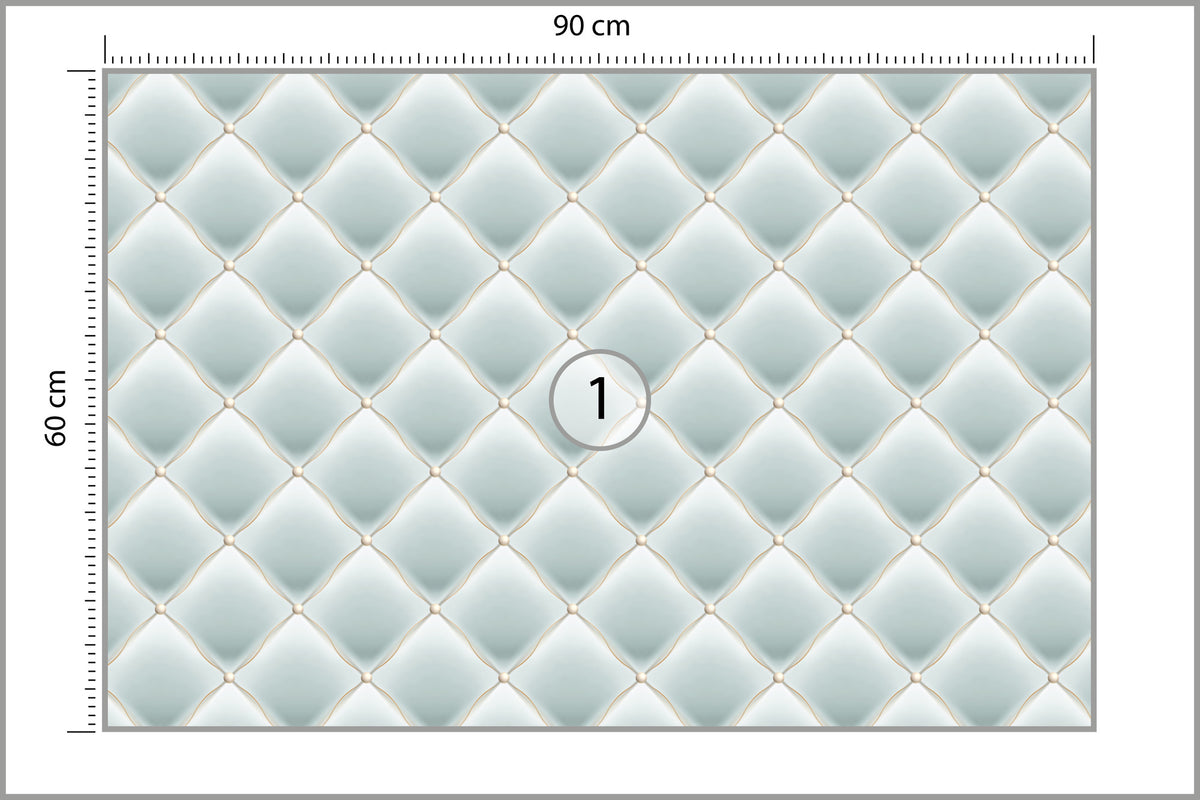 Fototapeta Pikowana Błękitna 90 × 60 cm – podgląd kadru