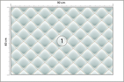 Fototapeta Pikowana Błękitna 90 × 60 cm – podgląd kadru