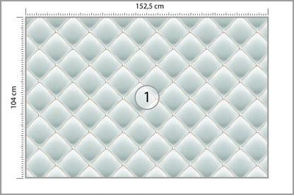 Fototapeta Pikowana Błękitna 152,5 × 104 cm – podgląd kadru