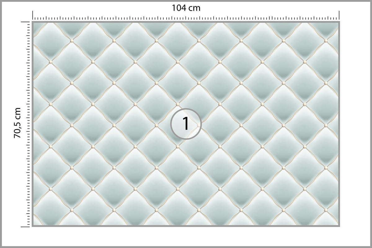 Fototapeta Pikowana Błękitna 104 × 70,5 cm – podgląd kadru