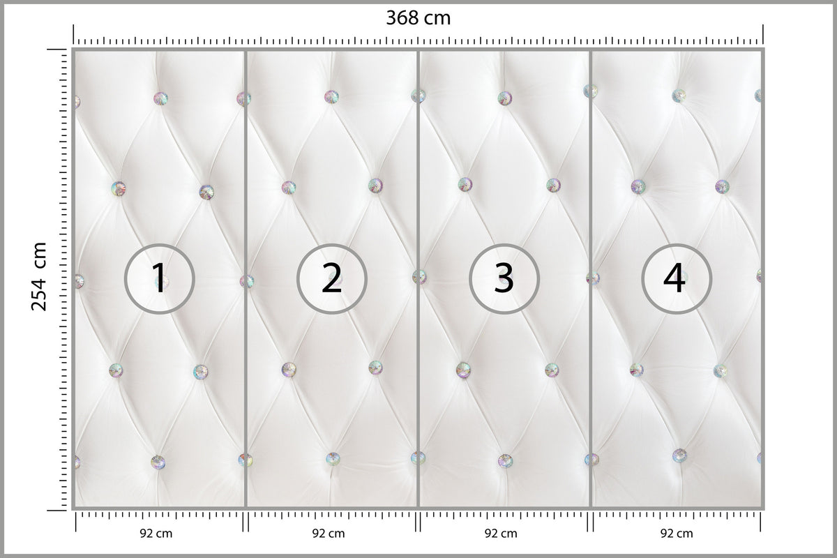 Fototapeta Pikowana Diamenty 368 × 254 cm – podgląd kadru