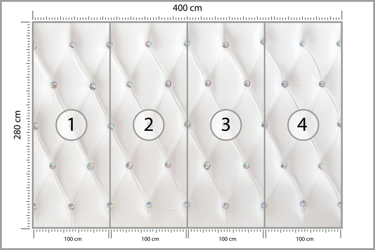 Fototapeta Pikowana Diamenty 400 × 280 cm – podgląd kadru