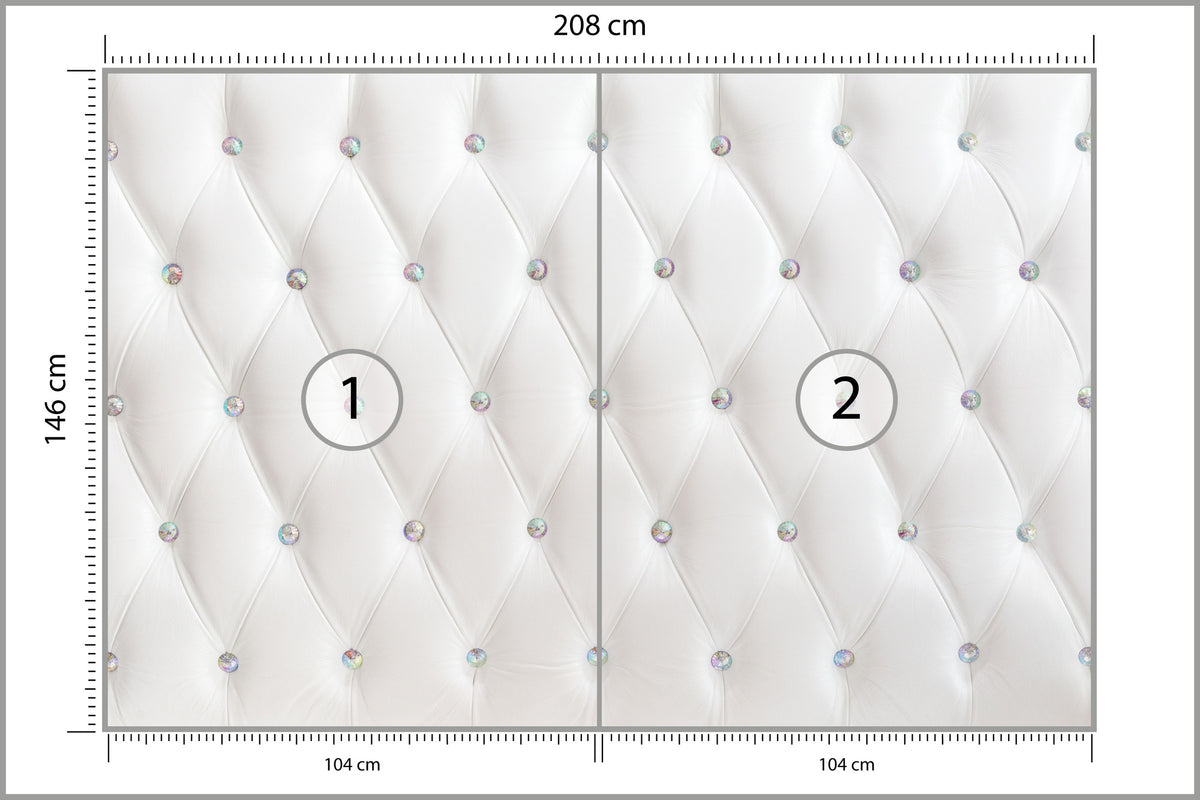 Fototapeta Pikowana Diamenty 208 × 146 cm – podgląd kadru
